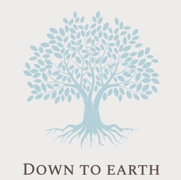 down to earthのロゴ
